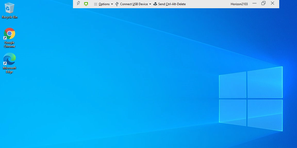 Virtual desktop environment icon